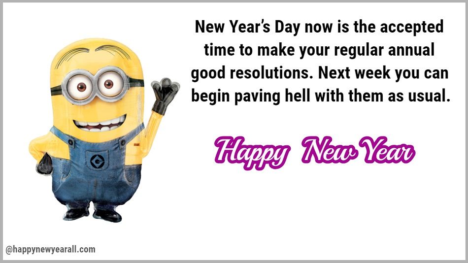 New Year Quotes Funny Sayings