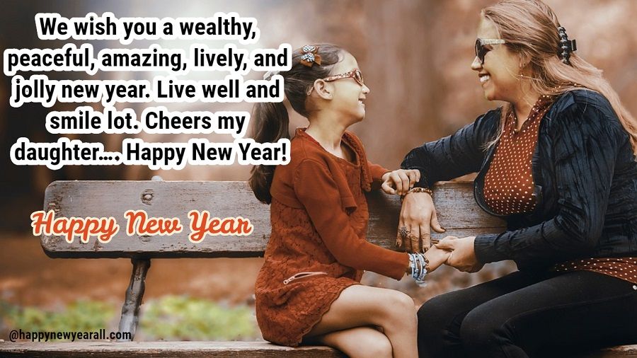 New Year Greetings for Daughter