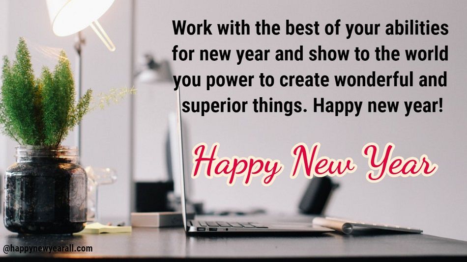Happy New Year Messages for Colleagues