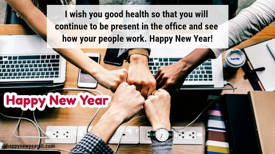 New Year Messages Boss and Colleagues