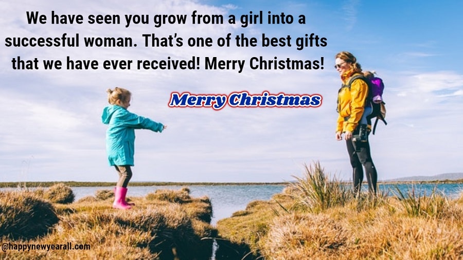 Merry christmas wishes for Daughter