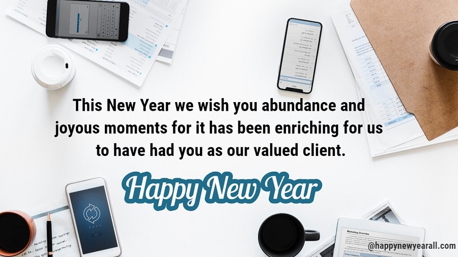 New Year Messages for Clients