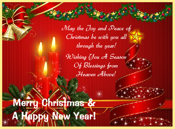 Merry christmas and happy new year images