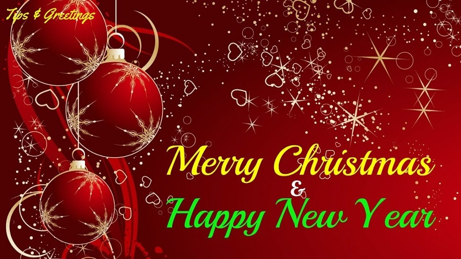 Merry christmas and have a happy new year