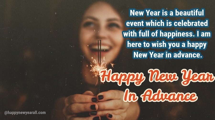 Advance Happy New year 
