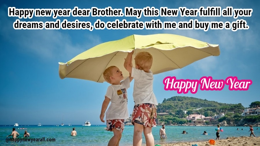 Happy New Year 2020 Messages for Brother