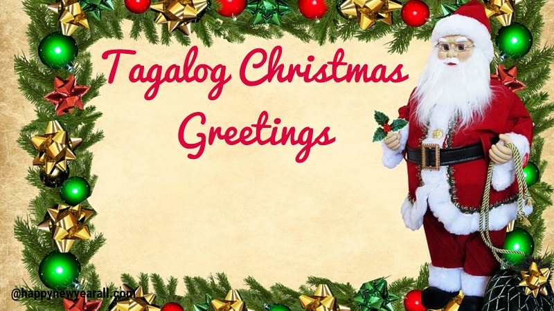 Christmas Tagalog Greetings