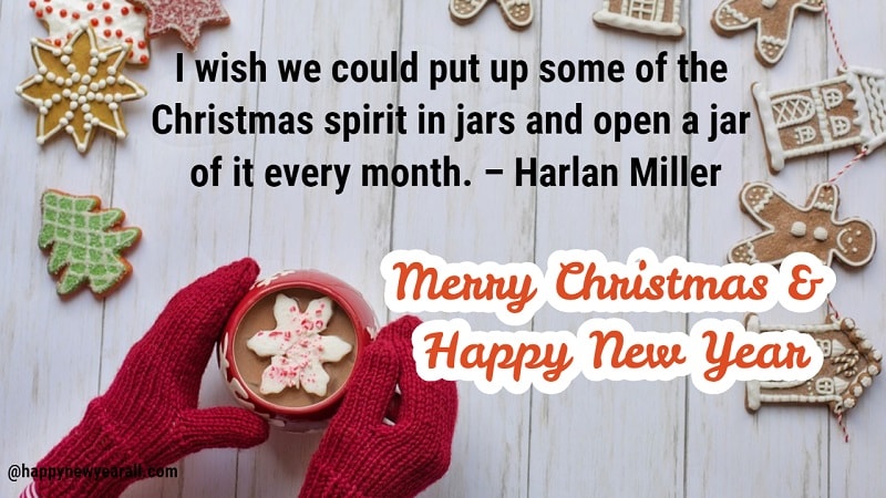Merry Cristmas and Happy New Year Quotes