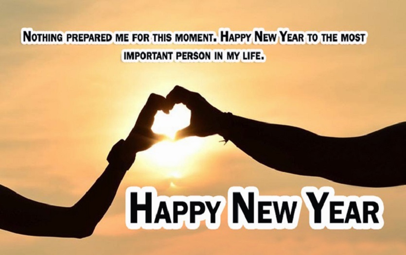 Happy New Year Wishes for Fiance